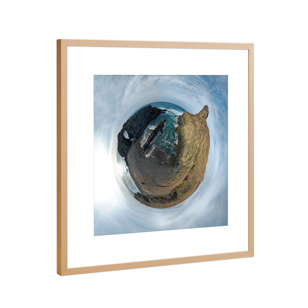 Poster mit Rahmen Kupfer "Fuerteventura -Pena Horadada" artboxONE - Städte,Natur,Reise,Reise / Strand und Meer,Reise / Länder