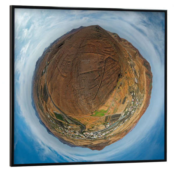 Poster mit schwarzem Rahmen 30x30 cm "Fuerteventura - Tiscamanita" artboxONE - Städte,Natur,Reise,Architektur,Reise / Strand und Meer