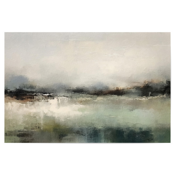 Poster 30x20 cm "Gedämpfte abstrakte Landschaft L" artboxONE - Natur,Abstrakt - Landschaft,Neutral,Abstrakt,Natur,Bäume