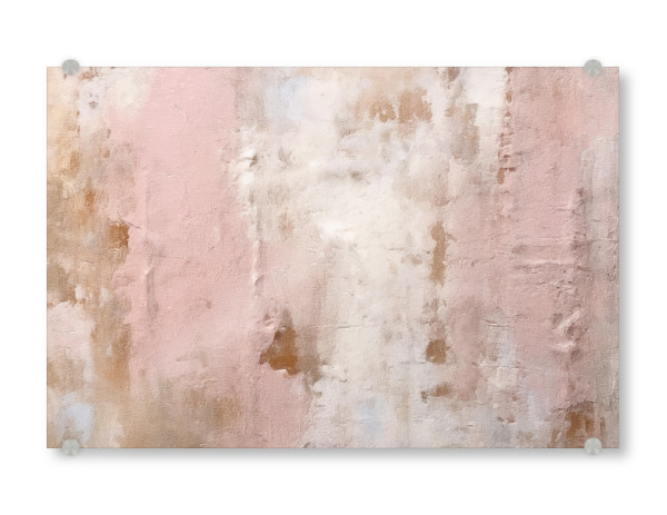 Acrylglasbild "Rosa Grunge H" artboxONE - Abstrakt - Grunge,Rosa,Abstrakt,Dekorativ