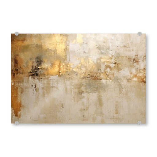 Ivory and Gold Grunge H