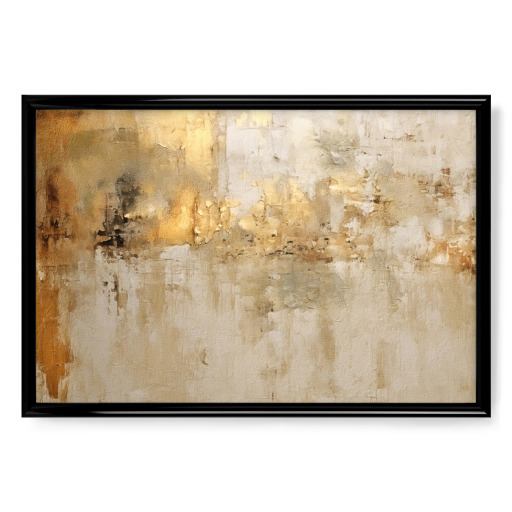 Ivory and Gold Grunge H
