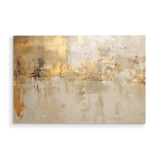Ivory and Gold Grunge H Ivory and Gold Grunge H