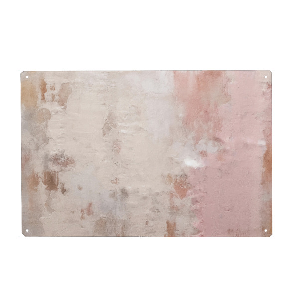 Holzbild "Rosa Grunge J" artboxONE - Abstrakt - Abstrakt,Grunge,Dekorativ,Rosa
