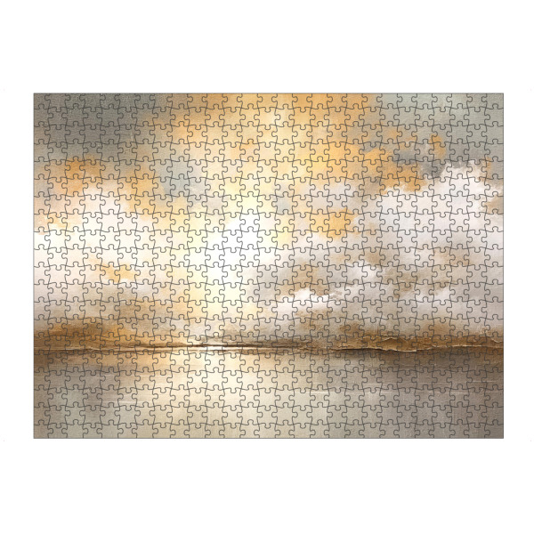 Puzzle Ravensburger "Goldene Stunde C" artboxONE - Natur - Horizont,Gold,Himmel,Wolken,Sonnenuntergang - Bild horizont