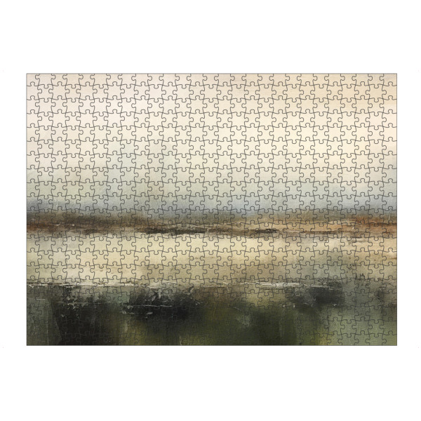 artboxONE Puzzle "Gedämpfte abstrakte Landschaft F" artboxONE - Natur,Abstrakt - Landschaft,Horizont,Natur,Neutral,Abstrakt - Bild landschaft