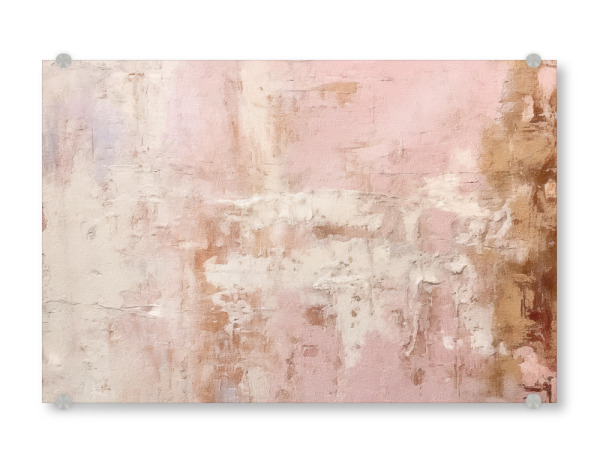 Acrylglasbild "Rosa Grunge D" artboxONE - Abstrakt - Grunge,Abstrakt,Dekorativ,Rosa