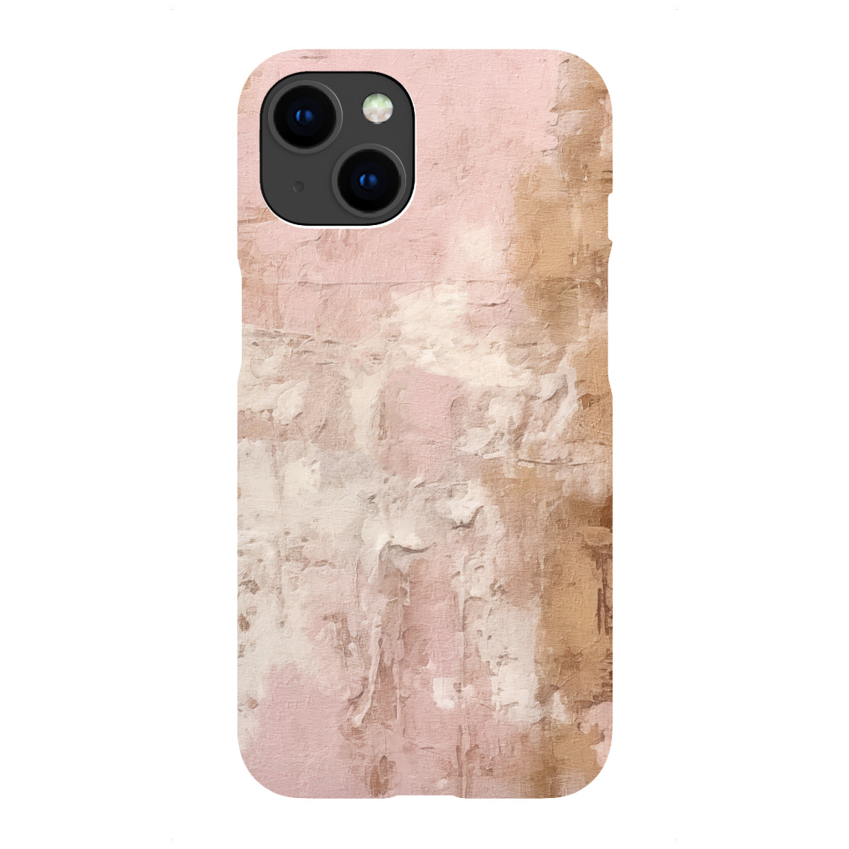 "Rosa Grunge D"für iPhone - Premium-Case Handyhülle artboxONE