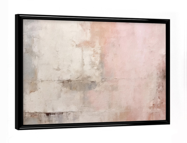 Poster mit schwarzem Rahmen "Rosa Grunge L" artboxONE - Abstrakt - Abstrakt,Grunge,Rosa,Dekorativ