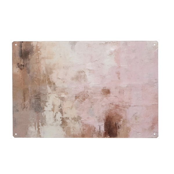 Holzbild "Rosa Grunge G" artboxONE - Abstrakt - Grunge,Rosa,Abstrakt,Dekorativ