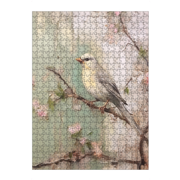 artboxONE Puzzle "Kirschblütenvogel K" artboxONE - Natur,Floral,Tiere - Tiere,Vögel,Natur,Bäume,Blumen,Blumen,Blüte,Kirschblüte - Bild tiere
