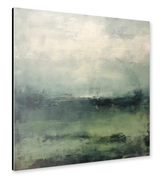 Alu-Dibond "Rustikale Landschaft C" 30x30 cm artboxONE