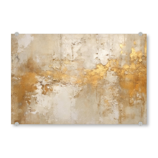 Ivory and Gold Grunge B