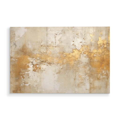 Ivory and Gold Grunge B