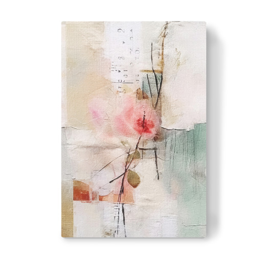 Pastell-Blütenblatt-Collage E
