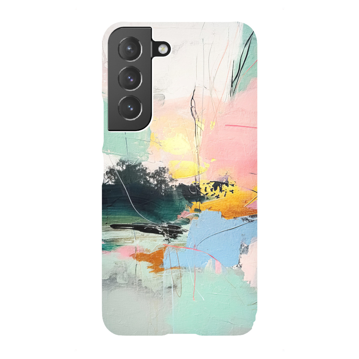 Samsung Galaxy "Abstrakter Sonnenaufgang G" Premium-Case Handyhülle artboxONE