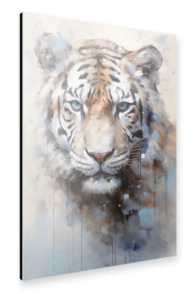 Alu-Dibond "Tiger Abstract (matart)" 30x20 cm artboxONE