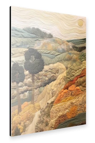 Alu-Dibond "Toskanischer Wandteppich J" 30x20 cm artboxONE