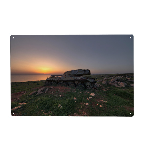 Holzbild "Sunset of Peace" artboxONE - Natur,Reise,Buchstaben / L,Buchstaben / V