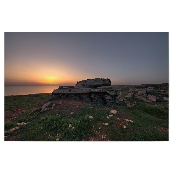 Poster 30x20 cm "Sunset of Peace" artboxONE - Natur,Reise,Buchstaben / L,Buchstaben / V