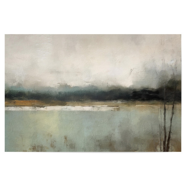 Poster "Muted Abstract Landscape G" artboxONE - Natur,Abstrakt - Landschaft,Wasser,Abstrakt,Natur,Neutral,Horizont