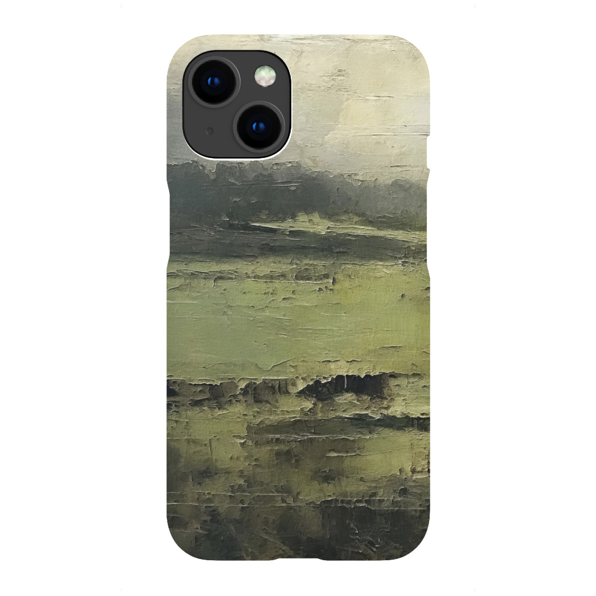 iPhone "Rustikale Landschaft J" Premium-Case Handyhülle artboxONE
