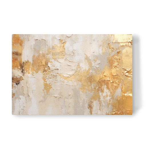 Ivory and Gold Grunge D