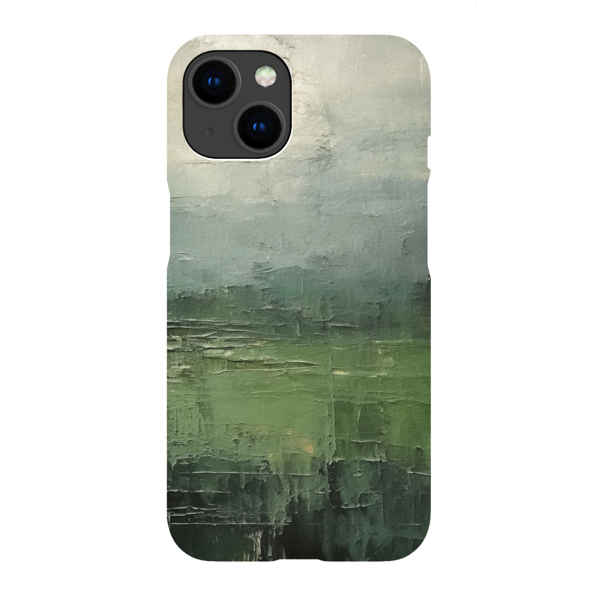 "Rustikale Landschaft L"für iPhone - Premium-Case Handyhülle artboxONE