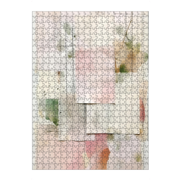artboxONE Puzzle "Pastell-Blütenblatt-Collage D" artboxONE - Floral,Abstrakt - Blumen,Blume,Blütenblätter,Collage,Dekorativ - Bild blumen