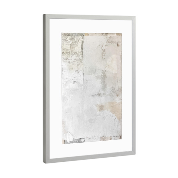 Poster mit Rahmen Silber "Vintage Schmetterling G" artboxONE - Abstrakt - Abstrakt,Dekorativ