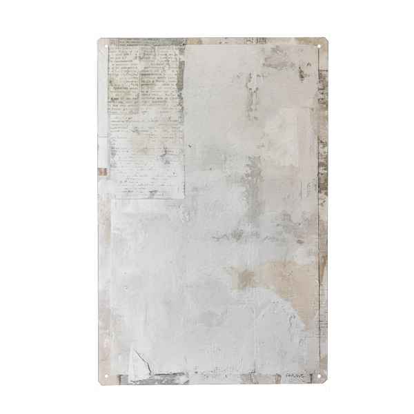 Metall Poster "Vintage Schmetterling G" artboxONE - Abstrakt - Abstrakt,Dekorativ - Blechschild