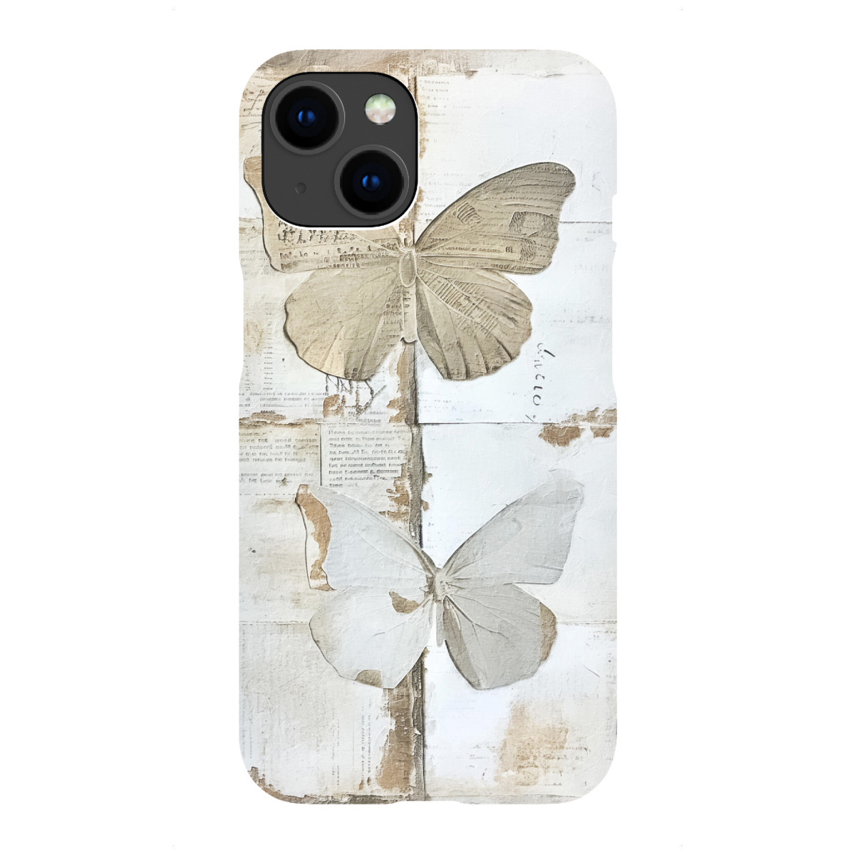 "Vintage Schmetterling A"für iPhone - Premium-Case Handyhülle artboxONE