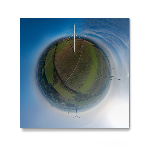 Galerie-Print "Windrad im Windenergiepark" 30x30 cm artboxONE
