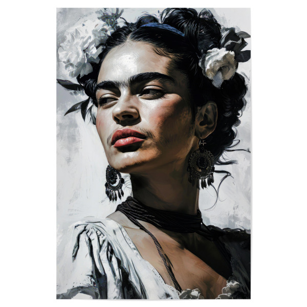 Poster 30x20 cm "Frida, du bist wunderschön" artboxONE - Menschen - Frida kahlo,Frida,Porträt,Frau,Dame,Mädchen,Illustration,Malerei