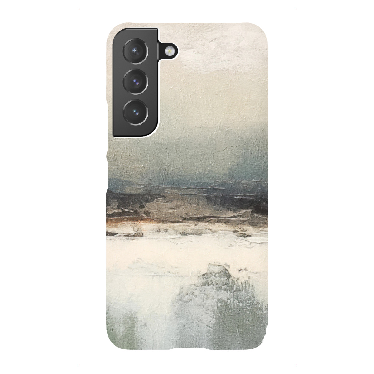 Samsung Galaxy "Gedämpfte abstrakte Landschaft I" Premium-Case Handyhülle artboxONE
