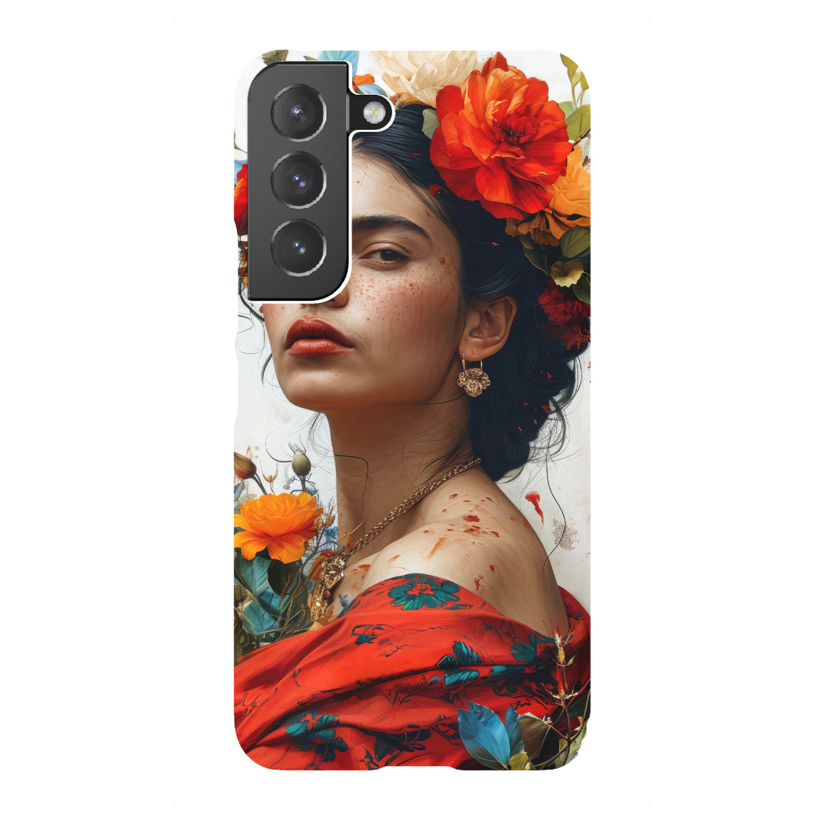 "Porträt einer Mexikanerin A"für Samsung Galaxy - Premium-Case Handyhülle artboxONE