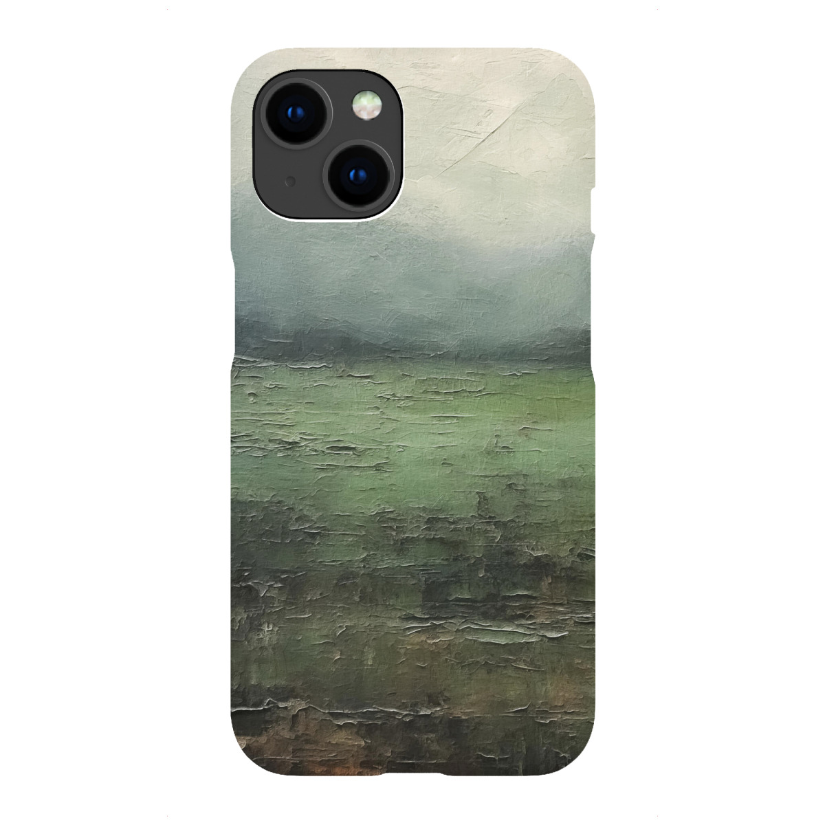 "Rustikale Landschaft D"für iPhone - Premium-Case Handyhülle artboxONE
