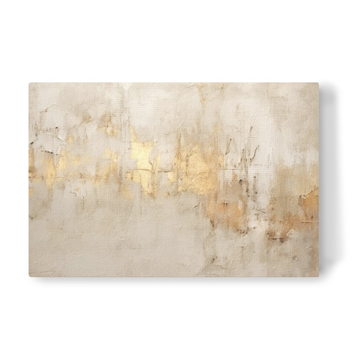 Ivory and Gold Grunge F