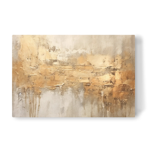 Ivory and Gold Grunge G