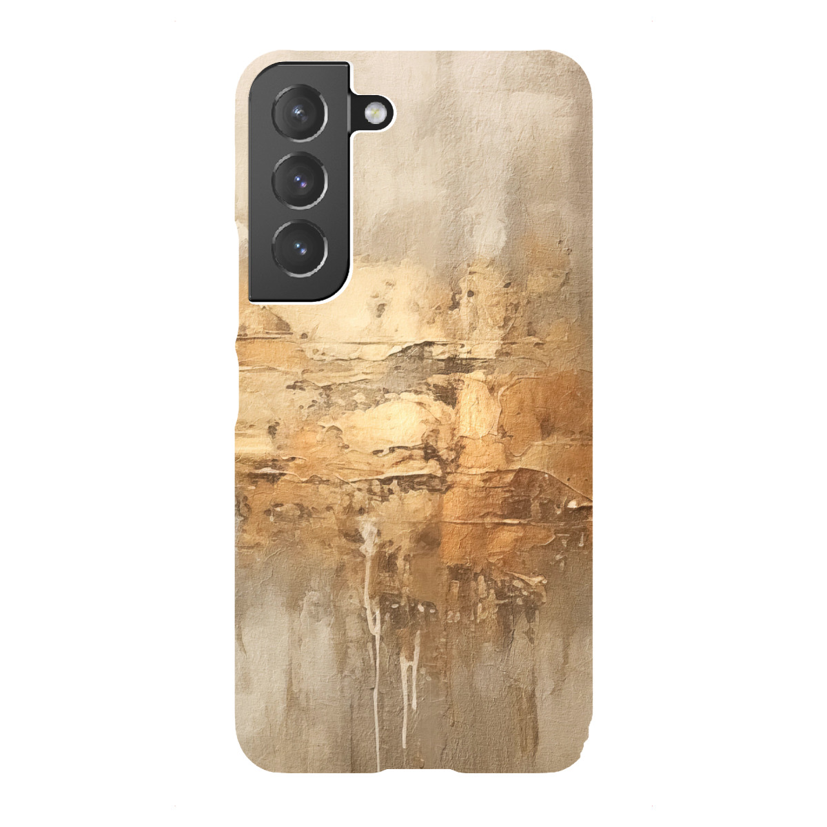 Samsung Galaxy "Elfenbein und Gold Grunge G" Premium-Case Handyhülle artboxONE
