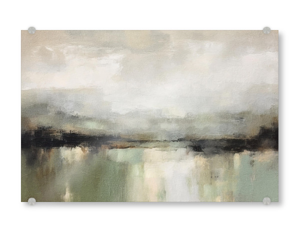 Acrylglasbild "Gedämpfte abstrakte Landschaft D" artboxONE - Natur,Abstrakt - Landschaft,Horizont,Natur,Neutral