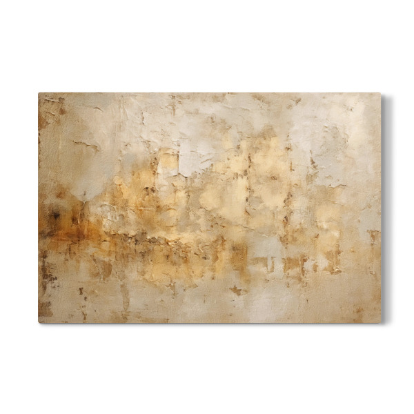 Galerie-Print "Elfenbein und Gold Grunge A" 30x20 cm artboxONE