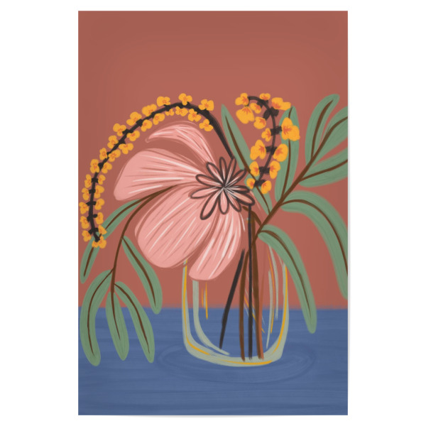 Poster 30x20 cm "Earthen beauties" artboxONE - Floral,Abstrakt,Liebe,Für Mama