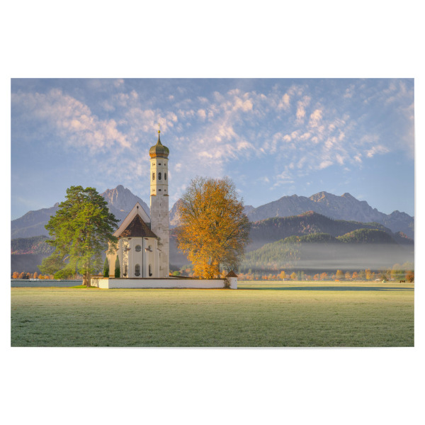 Poster "St. Coloman in Schwangau" artboxONE - Natur,Reise,Reise / Länder