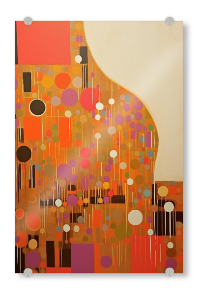 Acrylglasbild "Flüssige Kanten" artboxONE - Abstrakt,Geometrie