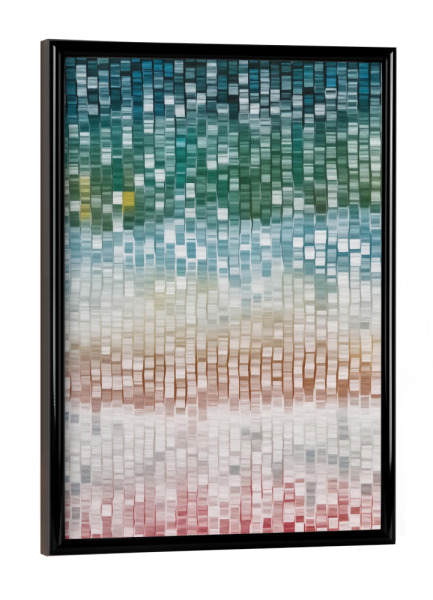 Poster mit schwarzem Rahmen "Mosaik Muster" artboxONE - Abstrakt,Architektur,Geometrie