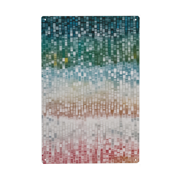 Metall Poster "Mosaik Muster" artboxONE - Abstrakt,Architektur,Geometrie