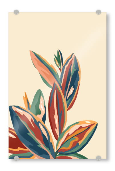 Acrylglasbild "Mediterrane Botanik" artboxONE - Natur