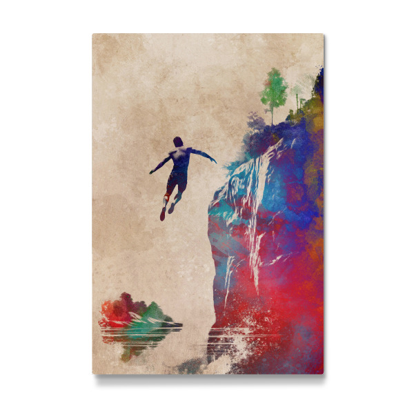 Galerie-Print "Springen zum Wassersport A" 30x20 cm artboxONE