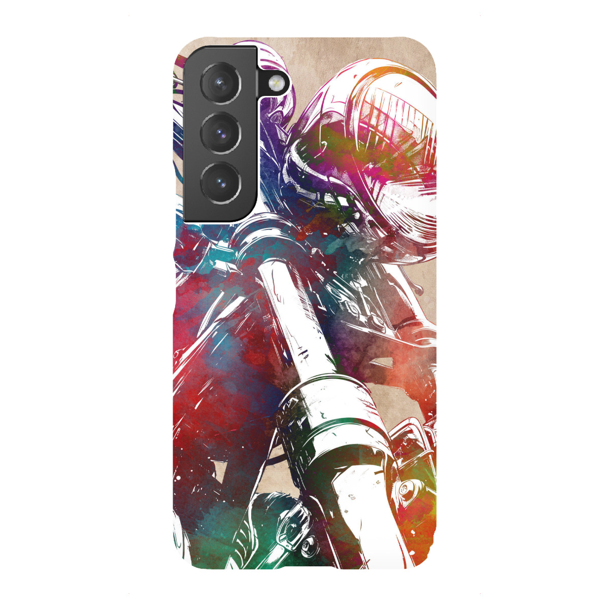 "Motorradrennsport Kunst E"für Samsung Galaxy - Premium-Case Handyhülle artboxONE